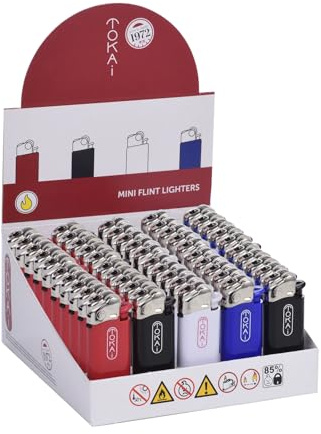 POLY 45009003 TOKAI PREMIUM MINI FLINT SOLID COLOR 50 ACCENDINI