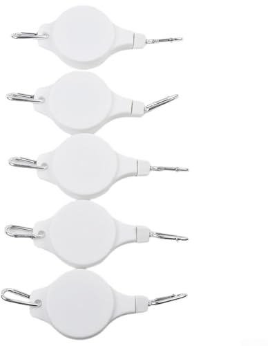 Bulevisiter Hebbares Hängekorb-Riemenzugsystem für den Außenbereich, Garten und Balkon, robuster Kunststoff-Pflanzenhaken mit Teleskop-Design, für einfaches Anheben und Senken, 74 cm verlängerte Länge