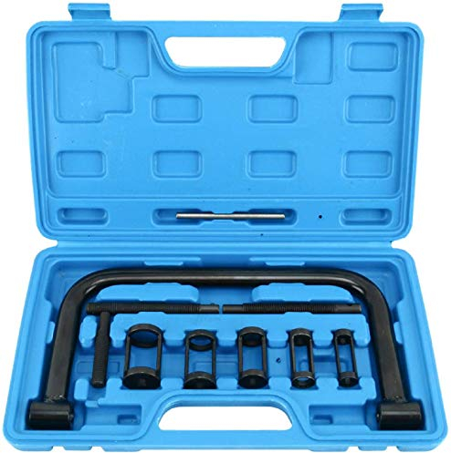 FreeTec Kit de Leve Soupape Auto, 16-30mm Compresseur Ressort Soupape, 10 Pièces Compresseur de Ressort de Soupape, Lève Soupape Demonte Outil Soupape pour Auto Moto Voiture