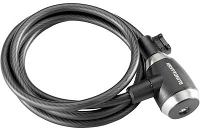Kryptonite KryptoFlex Bike Lock Cable, 5FT Long 8mm Thick Braided Steel Cable Anti-Theft Security Lock for Outdoor Equipment, Combination/Key Bike Lock