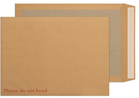 Blake Everyday | sobres de cartón rígido C3 (45 x 32.4cm) | 10 unidades | 120 g/m² | Do Not Bend en inglés | sobres con respaldo rígido | para documentos y certificados | papeleria | modelo 4200/10