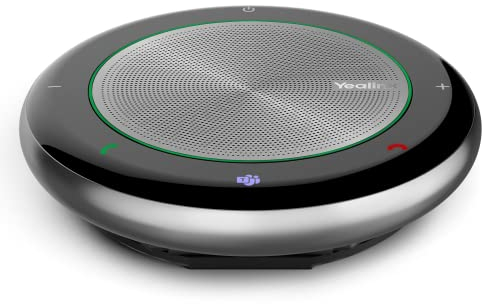 Yealink CP700 - Altoparlante e microfono per conferenze, altoparlante Bluetooth portatile certificato con USB, 2 microfoni con cancellazione del rumore, tempo di chiamata 9H, connettività plug & play