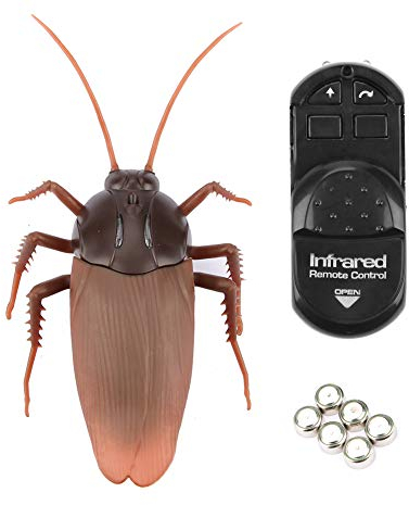 SPYMINNPOO Juguete de Cucaracha, Control Remoto Juguete de Cucaracha Eléctrica Falsa Broma Cucarachas Falsas Insectos Broma Divertida Truco Insectos Juguete