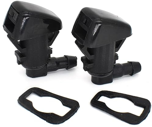 BaRuli Buses de Pare-Brise de Voiture pour Jeep Grand Cherokee WK2 2011-2018 2X Lave-Glace Avant Lave-Glace Jet buse essuie-Glace Vaporisateur d'eau