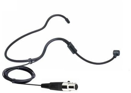 Micrófono de diadema para AKG transmisor inalámbrico profesional PT470, mini condensador XLR de 3 pines, micrófono unidireccional para rendimiento en escenario, color negro