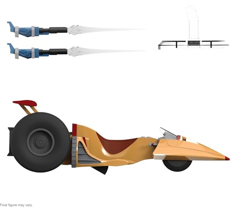 Super7 Ultimates SilverHawks Space Racer – 17,8 cm große SilverHawks Actionfigur mit Zubehör, klassischen Cartoon-Sammlerstücken und Retro-Spielzeug