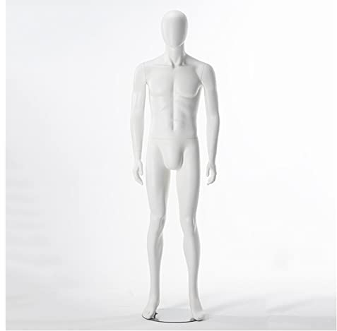 Schaufensterpuppe Mannequin Körper Torso Männlich, Brautkleid Kleidung Display Vollständige Unterwäsche Puppen mit Sockel, Zerlegbare Dummy Nähpuppe für Schaufenster
