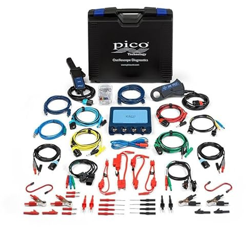 Pico Technology PicoScope 4425A Kfz Diagnose Oszilloskop Automobil 4 Kanäle USB PC Handheld Oscilloscope 4 Kanal Diesel Kit PQ179 Set im Koffer