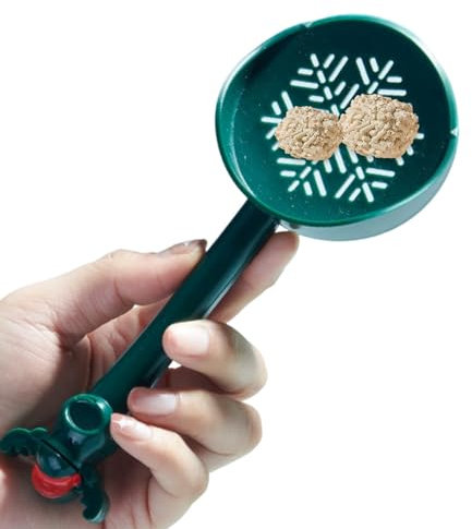 Fukamou Hamster-Sandbadschaufel,Hamster-Sandschaufel - Hamster-Reinigungsschaufel mit Elchgriff,Hamster-Katzentoilettenschaufel für Käfig-Igel, Kleintier-Sandbad-Box, Zwerghamster, Rennmäuse,