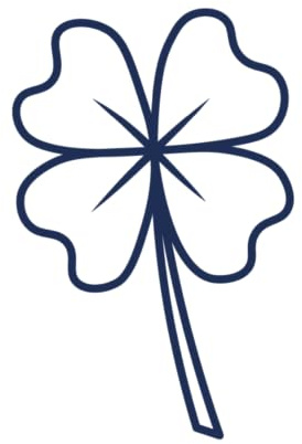 Tattwo.me – Temporäre Tattoos für Erwachsene und Kinder, hält 2 Wochen, wasserfest – vierblättriges Kleeblatt – Pflanzliche Tinte – EU-Kosmetik-Zertifikat – (P0346)