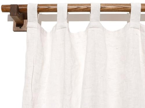 HZEPDVT Bastone for Tende in Legno massello Asta Singola Palo in Legno Color Noce Staffa for Tenda con Asta Romana Perforata Semplice Installazione Integrata 1 Pezzo(160cm(62.9inch))
