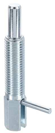 QUARKZMAN Perno De Plunger Indexable Retráctil M16 L Perno De Resorte Perno | De Acero Al Carbono Cerradura Cargada Con Resorte, De Bloqueo Telescópico, Para Maquinaria Construcción Naval