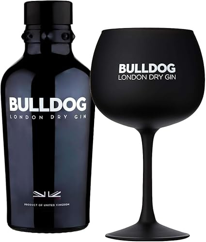 GIN BULLDOG CL.70 CON BICCHIERE NERO