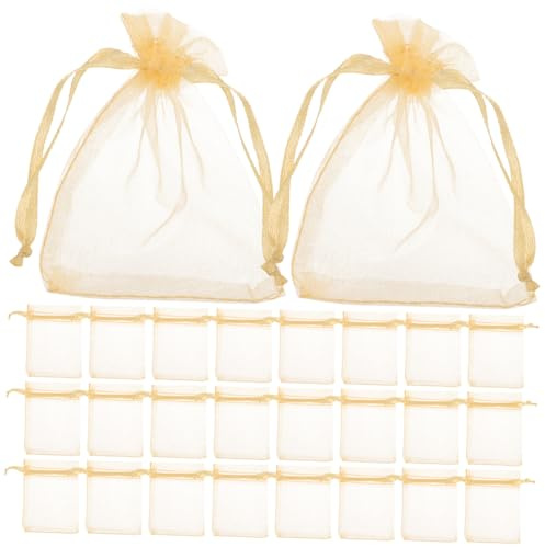 Beaupretty 100stücke Herzform Organza-geschenktüten mit Kordelzug Gastgeschenkebeutel für Hochzeiten Geburtstagsfeiern Weihnachten Kleine Schmuckstücke Handgemachte Seife Kosmetik