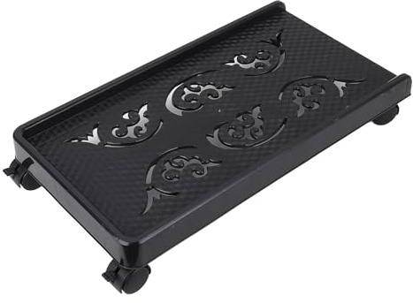 Ausla Soporte de Torre de PC, Soporte de CPU de Material ABS con Capacidad de 30 Kg, Diseño Móvil para PC de Computadora y ATX en la Configuración del Hogar o de la Oficina