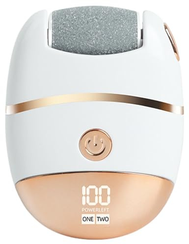 Eliminador Eléctrico de Callos Recargable, Mango Ergonómico con Cepillo | Eliminador Eléctrico de Callosidades Para Hombre Mujer Reparación Grietas Secas en Casa Viaje Exterior