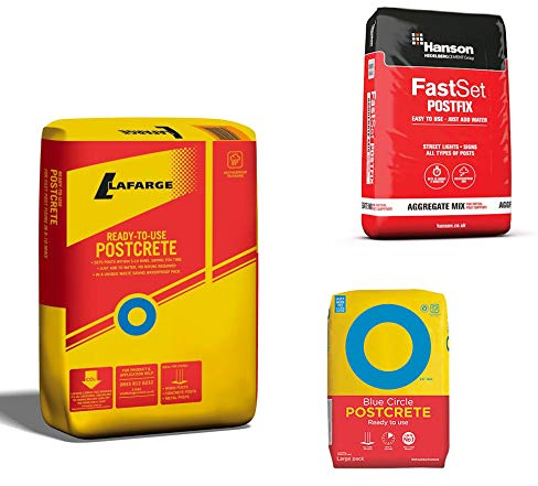 10x 20kg Post Mix Concrete Bags for Fence & Gate Posts Fast‑Setting Postcrete