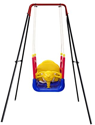Schaukelgestell mit 3in1 Babyschaukel 3-in-1 Outdoor mitwachsend 3in1 Garten Draussen Indoor Türrahmen Kleinkind (3-in-1 Kinder Schaukel)