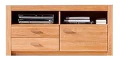 Froschkönig24 Reading TV-Unterschrank Lowboard TV-Möbel Eiche massiv geölt