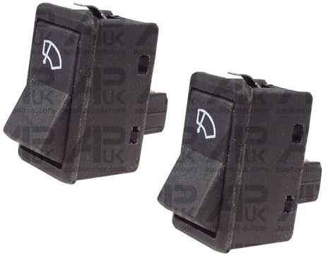 2x Universal Tractor Lorry Truck Windscreen Window Wiper Rocker Switch