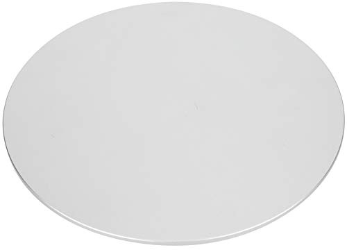 Base girevole per monitor, supporto rotante 360° in lega alluminio antiscivolo for computer e tablet, argento