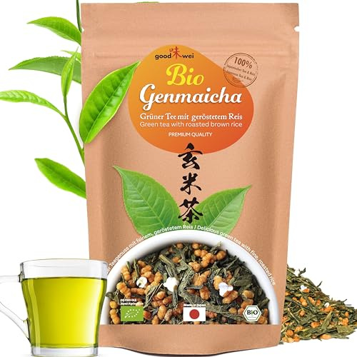 Genmaicha Bio Té Verde Japonés Orgánico con Arroz Tostado (250g)