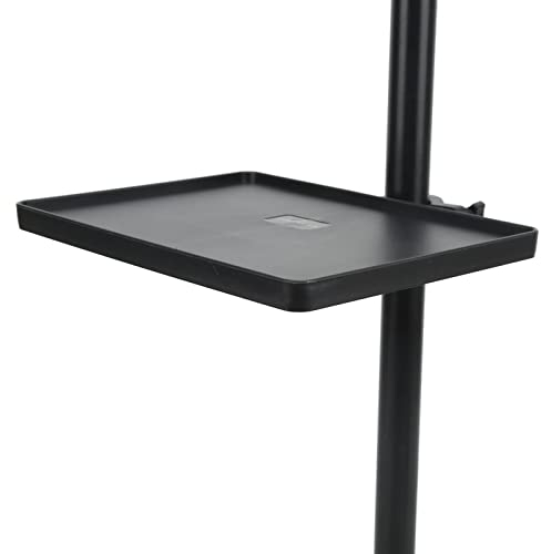 Soundkartenständer, ABS, Multifunktionaler Live-Broadcast-Mikrofonständer, Klemme an der Stange, Mikrofonständer mit 6,50 X 8,66 Zoll, für Bühne, Musikblätter, Live-Streaming