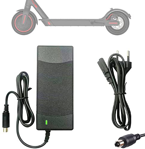Fivtsme Ladegeräte für Scooter, 42V 2A e Scooter Ladegerät, Netzteil Fahrrad Ladegerät für Ladegerät für Scooter M365, Ninebot ES1 ES2 ES4
