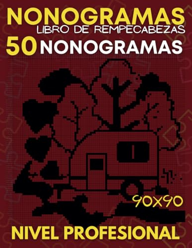 Nonogramas: Nonogramas Profesional, Libro de Rompecabezas Para Adultos, Griddlers, Hanjie ( Nonogramas en Espanol )