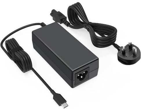 USB C laptop Charger 45W Fast Charging Power Adapter, Widely Compatible with HP, Dell, Lenovo, Acer, Asus, Samsung, Google, USB Type-C Power Adapter