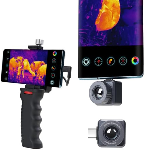 InfiRay One XH09 Wärmebildkamera für Android Typ-C,Thermische Auflösung, X2 Nachtsichtgeräte Wärmebild Monocular für Jagd Hoch IR Auflösung, Hirsche auf 870 m sehen, 50Hz, IP65 Nachtsichtgerat