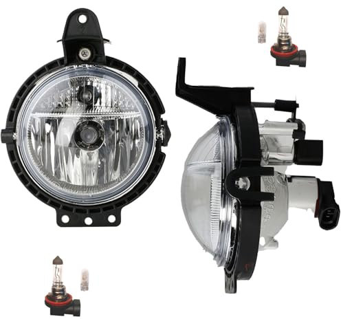 Johns, Nebelscheinwerfer Set passend für BMW Mini R55 R56 R57 10/06- Links & Rechts + Osram Leuchtmittel