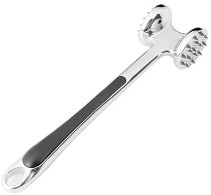 MKEMQXBEP Mazo de Carne Cocina ablandar Filete Herramienta de Carne ablandador de Carne mazo ablandador de Carne de Acero Inoxidable