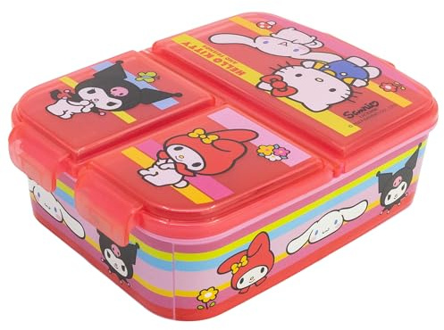 Hello Kitty and Friends flerfaldig matlåda för barn med 3 fack