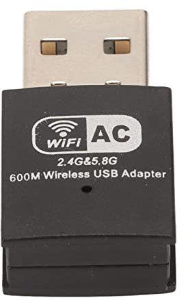 Tarjeta de Red Inalámbrica, Adaptador WiFi para PC Modo Ap Transmisión de 600M para Oficina