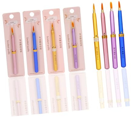 FRCOLOR 3 Pezzi pennello per la matita per le labbra pennellino makeup brushes makeup pennello per il trucco delle labbra pennello per rossetto retrattile pennello di bellezza cosmetico