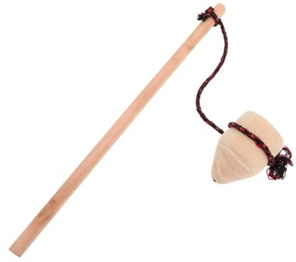 WOONEKY Holzspielzeug Mit Schnur Handgefertigtes Holzspielzeug Für Draußen Traditionelles Spielzeug Aus Massivem Holz Spielzeug Für Fitness Und Spaß