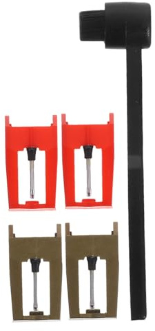 LIGIGWASH Vinyl-nadelreiniger mit Ersatznadeln für Plattenspieler Phonographen und Vinyl-player Inklusive Reinigungsbürste für Musikstudios und Nadelpflege