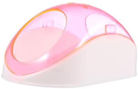 WOONEKY Chinchilla Sand Bathroom Hamster Sand Bath House with Scoop for furry Cleaning and Fun Nesting 16 X 8.5 X 6 CM for Home Use Suitable for Hamster and Chinchilla