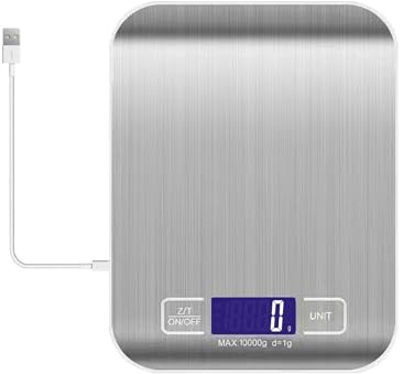 Type-C Fast Charging Rechargeable Shipping Scale, Digital Kitchen Scale,Food Scale Weight Grams and Ounces for Baking Cooking and Meal Prep, 22lb/10kg