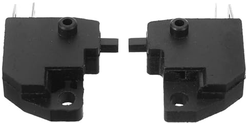 Abaodam 2 pièces Interrupteur de Feu Stop Moto pour Frein Compatible Plusieurs Modèles Installation Facile Accessoire Sécurité Fiable pour Moto et Atv
