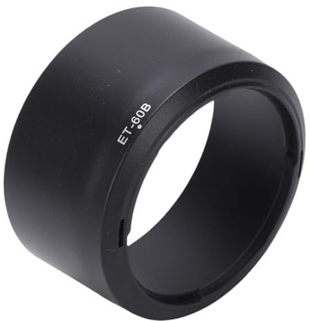 VBESTLIFE Paraluce ET-60B per Obiettivo RF-S 55-210mm F5-7.1 IS STM, Paraluce per Fotocamera con Copriobiettivo da 55 Mm
