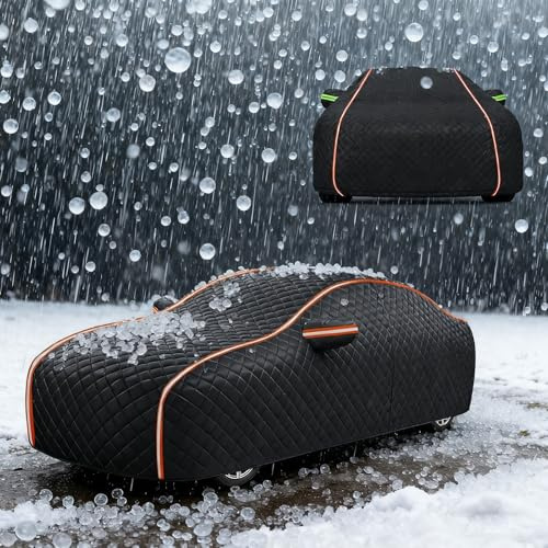 Hagelschutzplane Auto fürAbarth 500C Convertible 2010-2016，Multi-Purpose Outdoor car Protection – withstands Extreme Weather Conditions and Offers Versatile Application.
