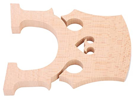 Qqmora Maple Cello Bridge Replacement Parts Durable Quality Bridge Accessory for 4/4 3/ Cellos Lightweight Design (4/4)