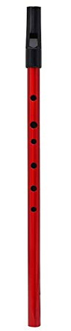 Bnineteenteam Irish Whistle Flute, traditioneller Irish Whistle Key aus mehrfarbigem Kupfer von D Blowing Instrument mit Aufbewahrungstasche(rot) Blasinstrument Musikinstrument