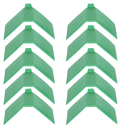 Natur Sitzstangen Set Taubenständer Set Wildes Traubenholz Sitzstangen für Vogelkäfige V-förmiger Taubenbarsch-Taubenstützen-Rastkäfigständer, Zubehör für Vogelbedarf 10 TLG. Grün