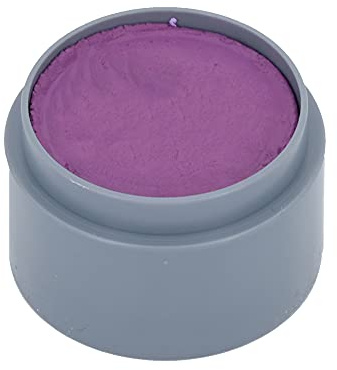 Grimas Water-Make-Up, 15ml Wasserschminke, Farbe violett 601, professionelle Körperfarbe, schnelltrockend und sehr hautschonend, ideal fürs Kinderschminken, Karneval und Halloween, auf Wasserbasis