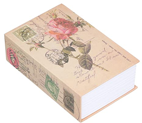 Caja De Seguridad Para Libros Con Forma De Flor, Caja Fuerte Para Libros Con Cerradura De Combinación Caja De Seguridad Para Libros Innovadora Caja De Almacenamiento De Seguridad Con Forma De Libro De