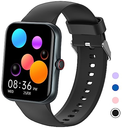 PTHTECHUS Reloj Inteligente Niño, Smartwatch Niños con Llamadas Bluetooth, 1,83 Pantalla Táctil Reloj Deportivo, 100+ Modos Deporte, Sueño, Podómetro, Reloj Niño Regalos para Niños Niñas 4-12