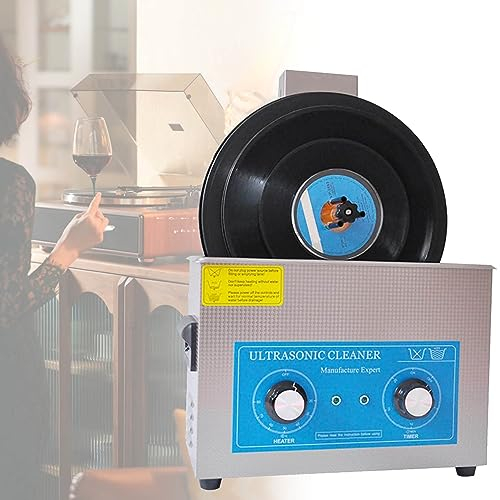 XDLYWUZIQ 6,5 L Ultraschallreiniger Mit Heizung Und Timer, 480 W Ultraschall-Reinigungsgerät Aus Edelstahl, Dual-Frequenz-Vibrationsreinigung, Bietet Eine Hervorragende Reinigungsmöglichkeit